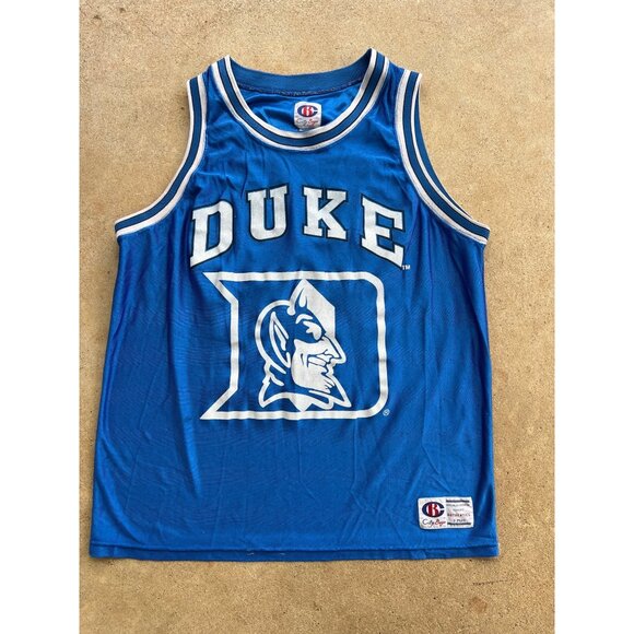 Vintage Duke Blue Devils Mens Basketball Jersey XL By City Boys O3 - Picture 1 of 7